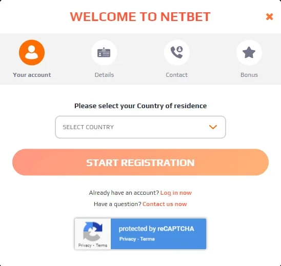 Netbet registracija